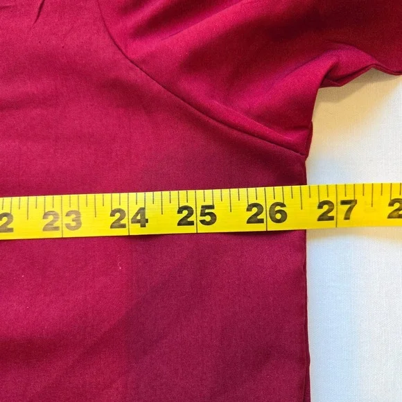 V.H.O Mens Size XL Red Floral Short Sleeve Tropical‎ Hawaiian Button Down Shirt - Picture 3 of 7